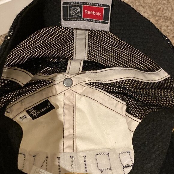 Boston Bruins Old School Reebok Superflex Faceoff Edition Baseball Cap Size S/M - Picture 8 of 13